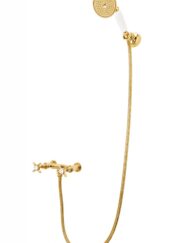 KK1939C Klassieke douchekraan met slang en klassieke handdouche, chroom